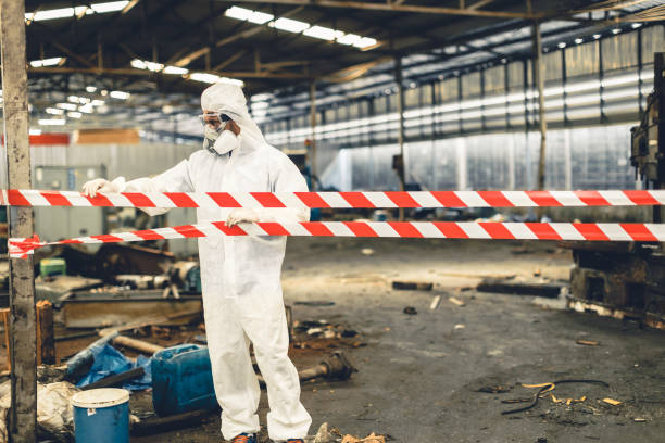 Professional Crime Scene Cleanup technician working in Petersburg, IN